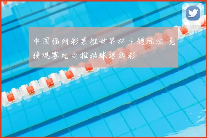 中国福利彩票推世界杯主题玩法 竞猜观赛结合推动球迷购彩